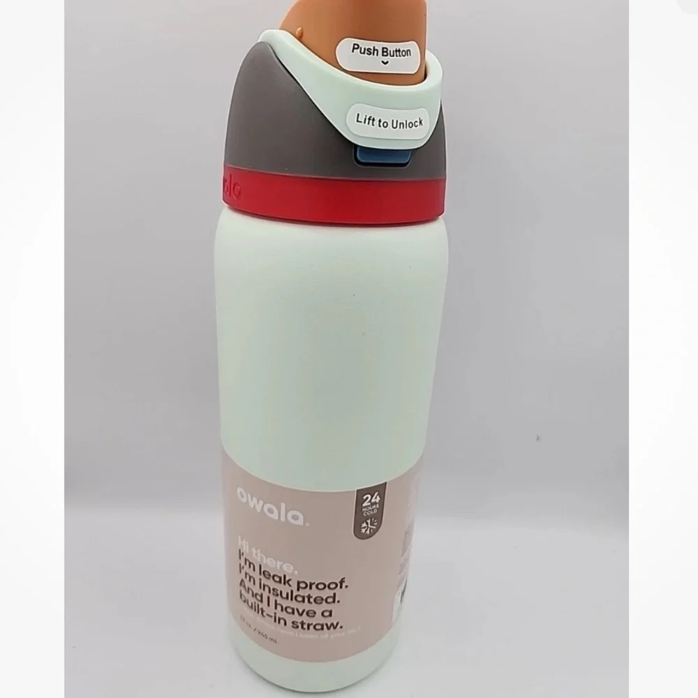 Owala FreeSip Insulated Water Bottle 32oz new box straw cup gym fitness - Picture 2 of 2